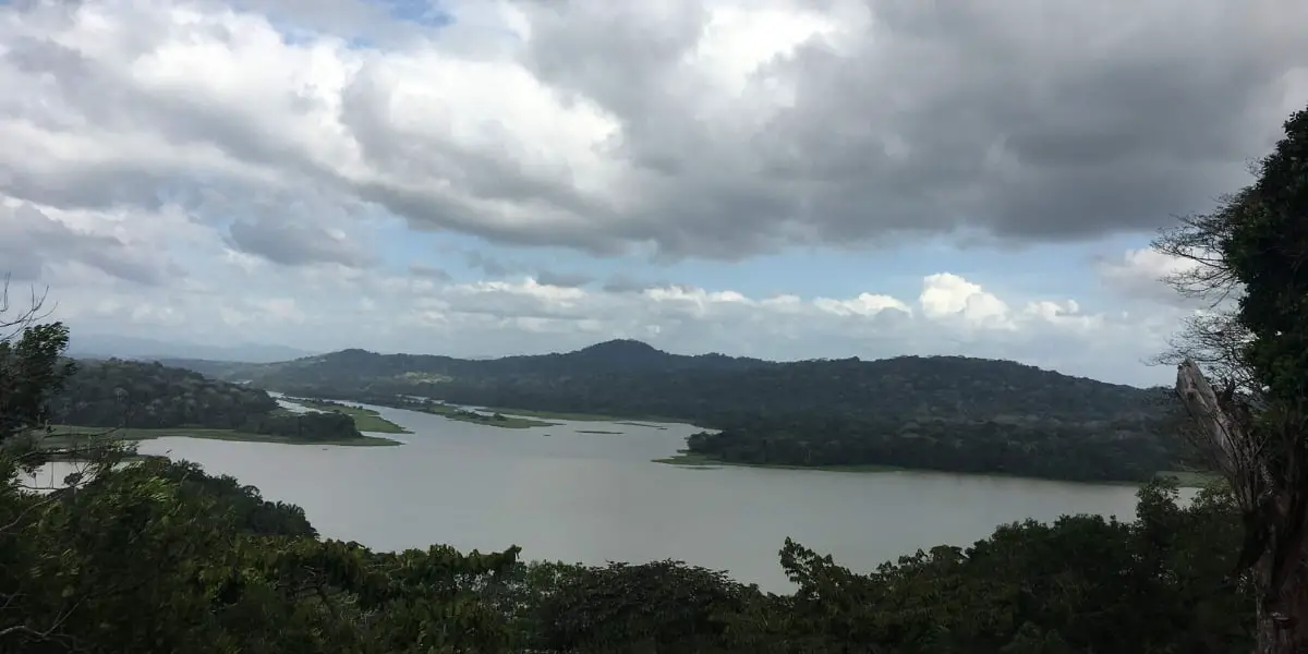 Gamboa rainforest and lake view from observation tower