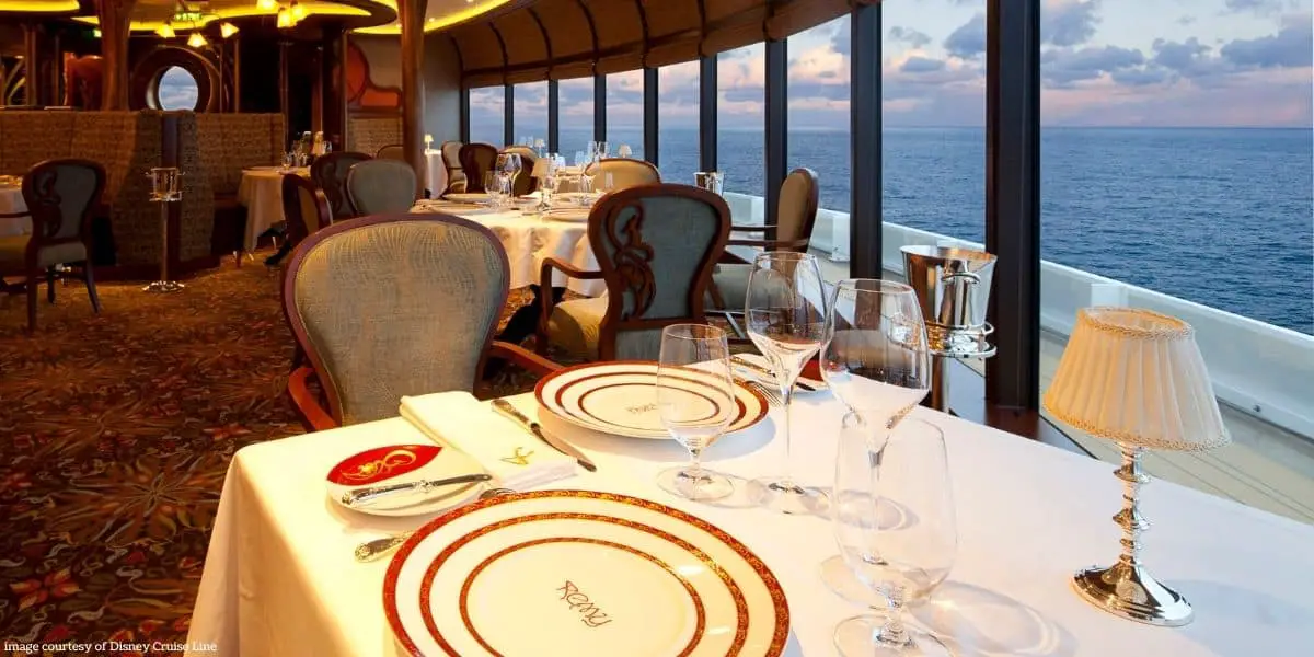 cruise line dining room names