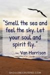 “Smell the sea and feel the sky. Let your soul and spirit fly.” — Van Morrison